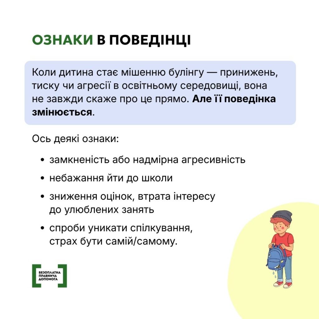 ознаки булінгу